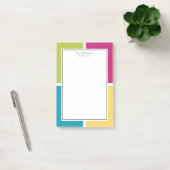 SUMMER COLORS Quadrans Optionele tekst Post-it® Notes (Kantoor)