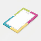 SUMMER COLORS Quadrans Optionele tekst Post-it® Notes (Schuin)
