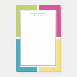 SUMMER COLORS Quadrans Optionele tekst Post-it® Notes