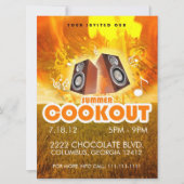 SUMMER COOKOUT FLYER KAART (Voorkant)