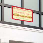 Summer Cookout Picnic Maine Red Snapper Hotdog ME Spandoek (Buitenkant Gebouw)