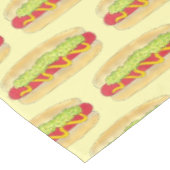 Summer Cookout Picnic Maine Red Snapper Hotdog ME Tafelkleed (Gekanteld)