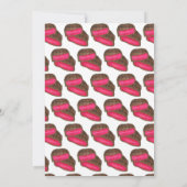 Summer Cookout Picnic Rare Steak Grilled Meat Kaart (Achterkant)