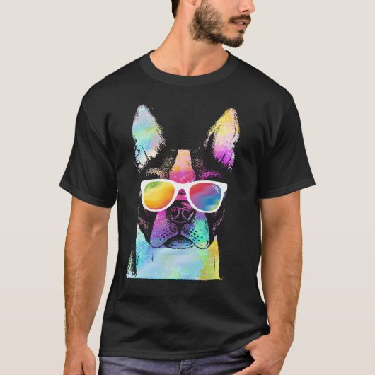 Summer cool pug t-shirt (Voorkant)
