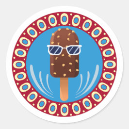 summer cool ronde sticker