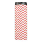 Summer Coral Aztec Chevron Thermosbeker (Achterkant)