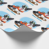 Summer Corgi Cadeaupapier (Hoek)