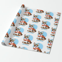 Summer Corgi Cadeaupapier