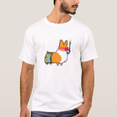 Summer Corgi Pineapple Shorts Shirt (Voorkant)