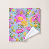 Summer Cottage Tuin Blauw Bad Handdoek (Wasdoekje)