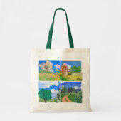 Summer Countryside Nature Tote Bag (Voorkant)