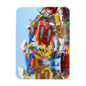 Summer County Fair Ride Fun Colorful Photo Magneet (Verticaal)
