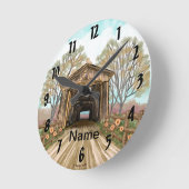 Summer Covered Bridge Ronde Klok (Hoek)