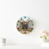 Summer Covered Bridge Ronde Klok (Huis)