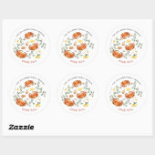 Summer Crab Boil | Lage boksenkorting Ronde Sticker (Vel)