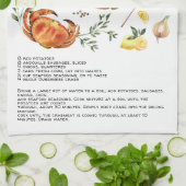 Summer Crab Boil | Recipe Heirloom Tea Towel Theedoek (Gevouwen)