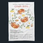 Summer Crab Boil | Recipe Heirloom Tea Towel Theedoek<br><div class="desc">Clambake, Lobster Bake, Lobster Boil, Crawfish Bake, Crawfish Boil, Low Country Boil, Fish Fry en Oyster Roast zijn allemaal gemiddelde zeeduivel. Voor een uniek cadeau, maak een partij van goedheidsrecht van één van de schatten recepten van oma, en cadeau samen met een theedoek van het heirloom die met het zelfde...</div>