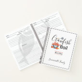 Summer Crawfish Boil Family Cookout Recipipes Notitieboek (Binnen)