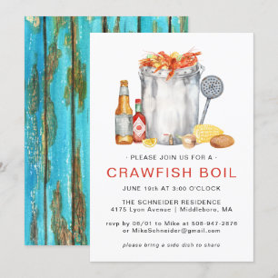 Summer Crawfish Boil   Lage boksenkorting Kaart