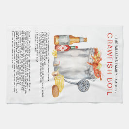 Summer Crawfish Boil | Recipe Heirloom Tea Towel Theedoek