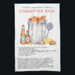 Summer Crawfish Boil | Recipe Heirloom Tea Towel Theedoek<br><div class="desc">Clambake, Lobster Bake, Lobster Boil, Crawfish Bake, Crawfish Boil, Low Country Boil, Fish Fry en Oyster Roast zijn allemaal gemiddelde zeeduivel. Voor een uniek cadeau, maak een partij van goedheidsrecht van één van de schatten recepten van oma, en cadeau samen met een theedoek van het heirloom die met het zelfde...</div>