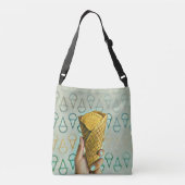 Summer Cream lovers Crossbody Tas (Achterkant)