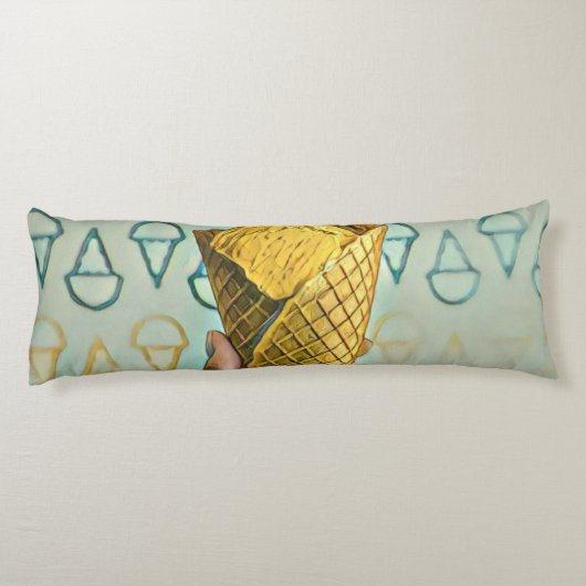 Summer Cream lovers Lichaamskussen (Achterkant)