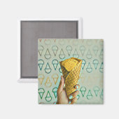 Summer Cream lovers Magneet (Voorkant / Achterkant)