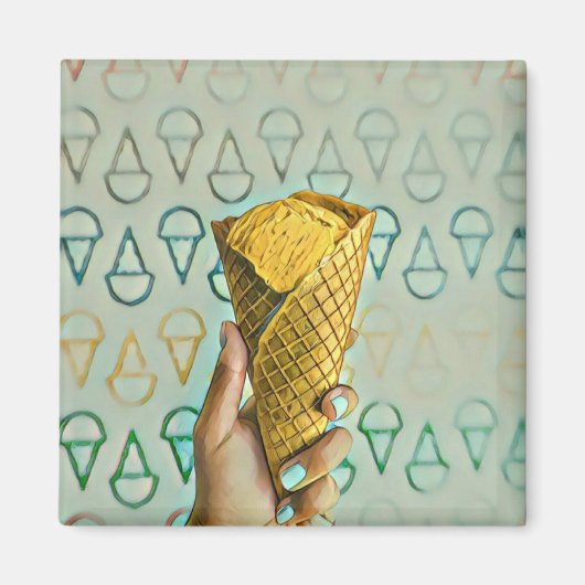 Summer Cream lovers Magneet (Voorkant)