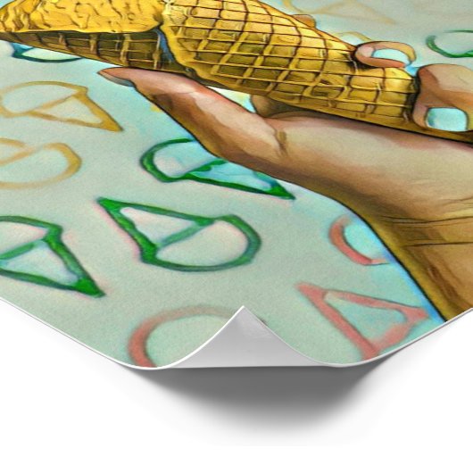 Summer Cream lovers Poster (Hoek)