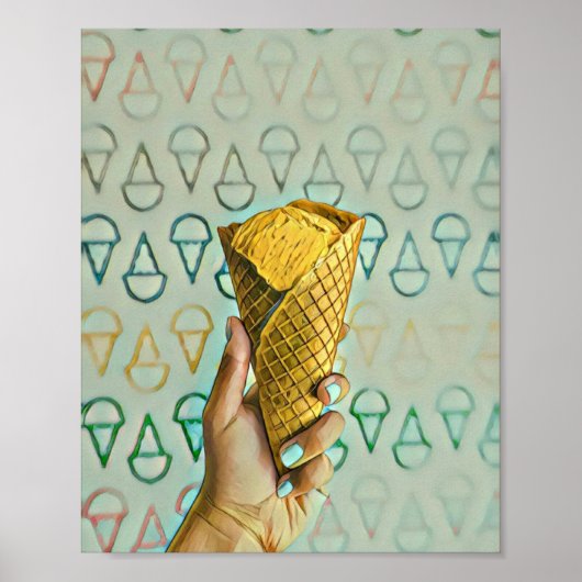 Summer Cream lovers Poster (Voorkant)