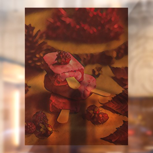 Summer Cream lovers Raamsticker (Vel 2)