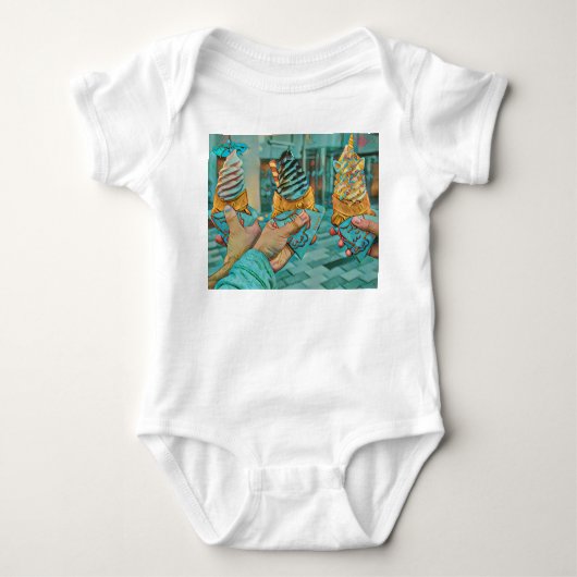 Summer Cream lovers Romper (Voorkant)