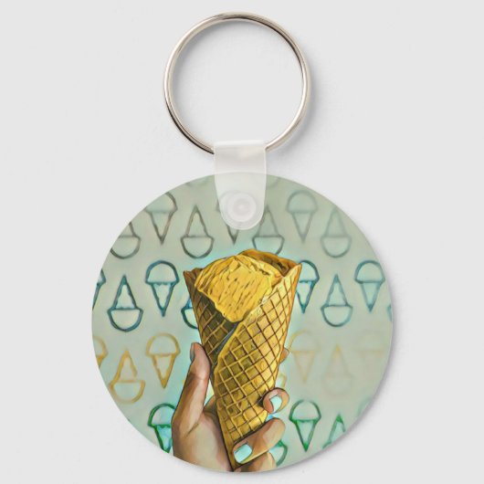 Summer Cream lovers Sleutelhanger (Voorkant)