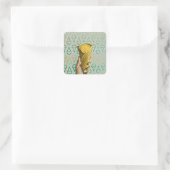 Summer Cream lovers Vierkante Sticker (Tas)