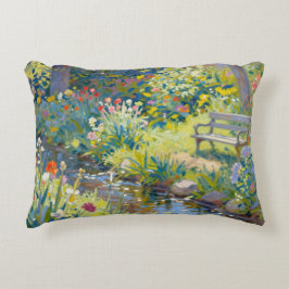 Summer Creek Flowers  Accent Kussen