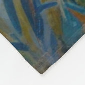 Summer Creek Flowers  Fleece Deken (Hoek)