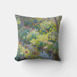 Summer Creek Flowers  Kussen