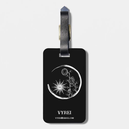 Summer Crest Bagagelabel (Achterkant verticaal)