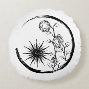 Summer Crest Rond Kussen