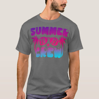 Summer Crew 2023 Strand Zomer Familie Vakantie T-shirt