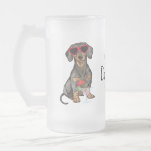 Summer Dachshund Matglas Bierpul