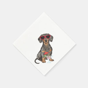 Summer Dachshund Servet