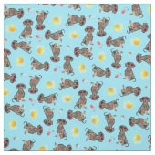 Summer Dachshund Stof (Swatch)