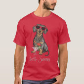 Summer Dachshund T-shirt (Voorkant)