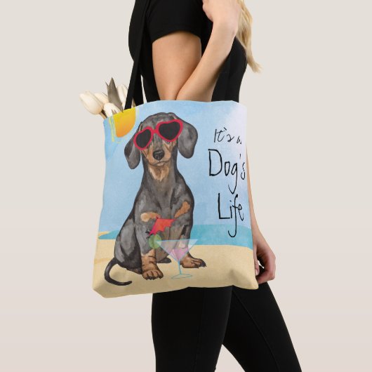 Summer Dachshund Tote Bag (Dichtbij)