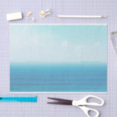 SUMMER DAG BIJ DE TROPISCHE BLAUW MET BLAUWE SKY TISSUEPAPIER (Craft)