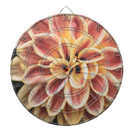 Summer Dahlia Flower (Floral Art) Dartbord