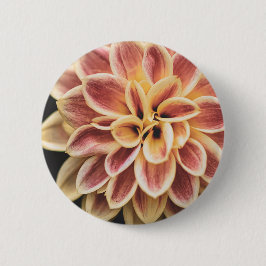 Summer Dahlia Flower (Floral Art) Ronde Button 5,7 Cm