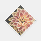 Summer Dahlia Flower (Floral Art) Servet (Hoek)